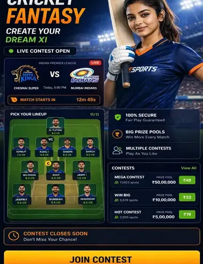 Hero11 (hero11) fantasy cricket & matchday visual 3